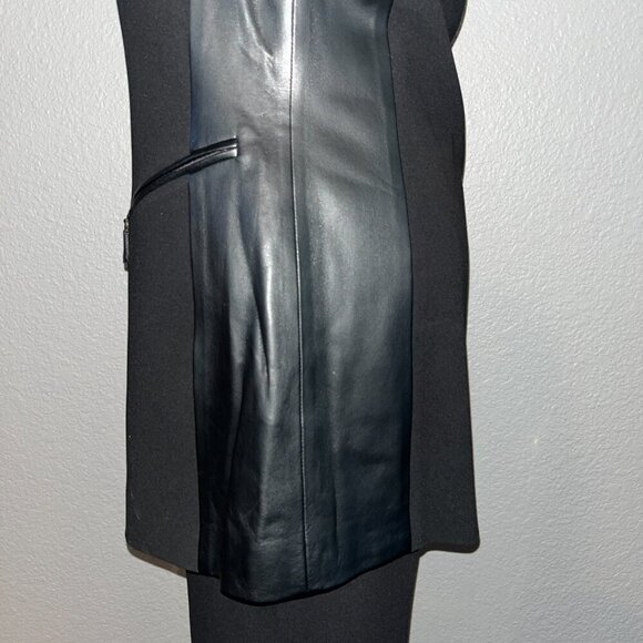 ESCADA 2 PIECE PANT SUIT BLACK WOOL SLIM FIT BLAZER AND FLARE LEG PANTS  EU34/36 - Picture 4 of 16